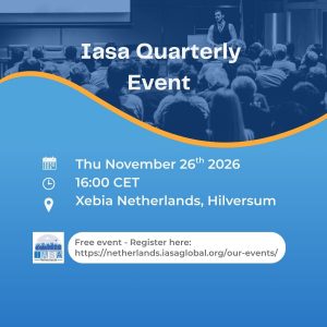 CONNECT IN PERSON AT FREE Q4 IASA QUARTERLY EVENT – THE NETHERLANDS